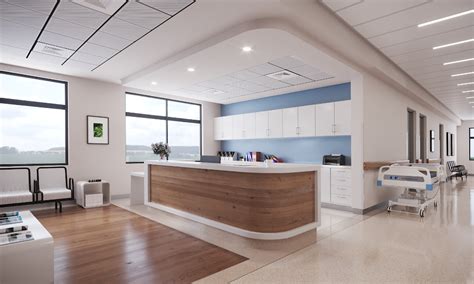 Medical Center Rendering Reception Room Design