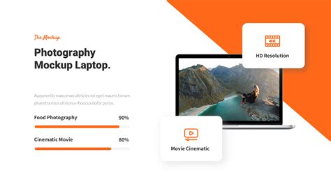 Pixelens Photography Portfolio Powerpoint Template Presentation