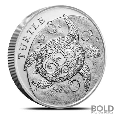 2024 2 Oz Niue Hawksbill Sea Turtle Silver Coin BU