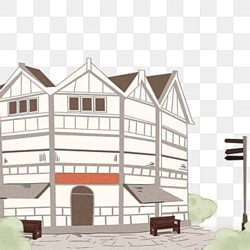 European Architecture Vector Art Png European And American