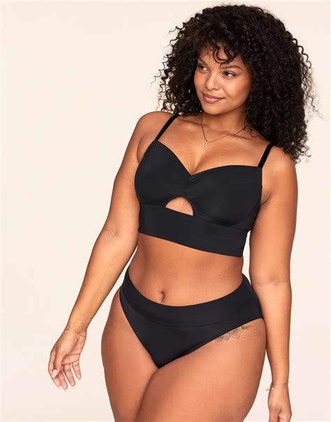 Fatima Black Plus Unlined Demi 1X 4X Adore Me