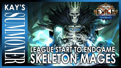 Skeleton Mages Necromancer League Starter Leveling Guide Path Of Exile