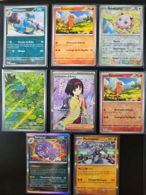 LOT DE CARTES Pokémon 151 bulbizarre AR dresseur petit lot de carte