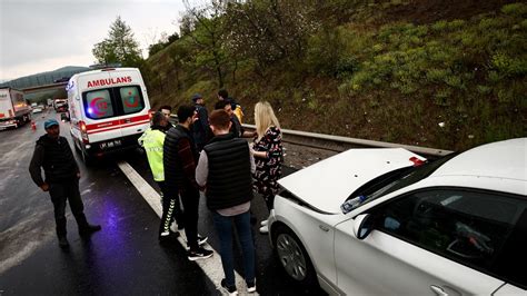 Anadolu Otoyolu Nda Zincirleme Trafik Kazas