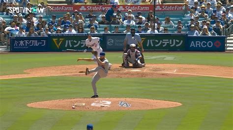 速すぎてビビる余裕すら皆無！大谷翔平のピッチャー強襲“爆速打球”が相手投手を直撃 まさかのリアクションが物語る「避けられないスピード」の超絶