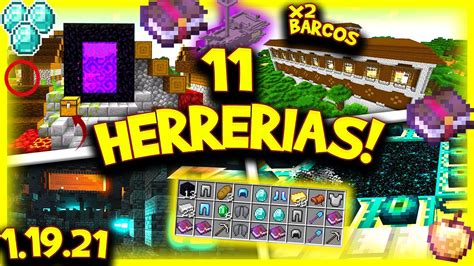 11 HERRERIAS La MEJOR SEMILLA Para MINECRAFT 1 19 21 1 21 BEDROCK