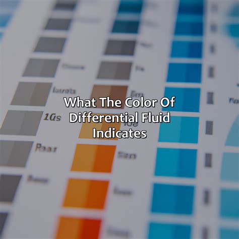 What Color Is Differential Fluid - colorscombo.com