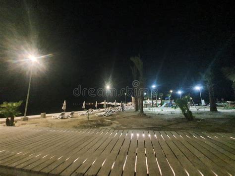 The Oroklini Beach In Larnaca District Of Cyprus Republic Stock Image