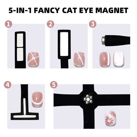 Rarjsm 5 In 1 Multifunctional Cat Eye Magnet