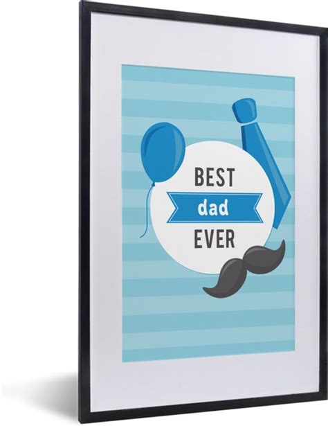 Fotolijst Incl Poster Spreuken Quotes Best Dad Ever Vader