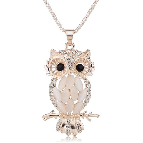 Aliexpress Buy Stylish Gallant Sparkling Owl Crystal Charming