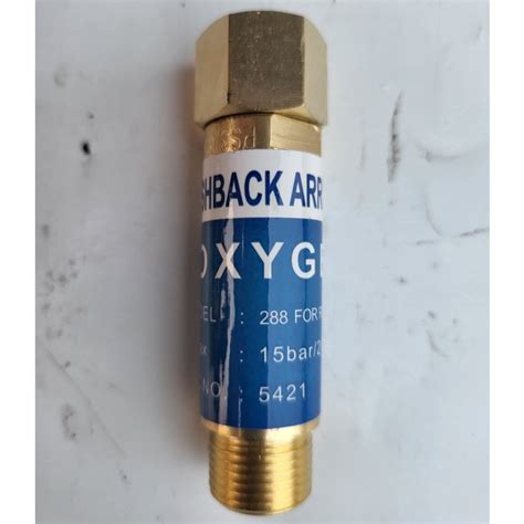 Jual Baru Flashback Arrestor Pengaman Regulator Acetylene Propane Lpg