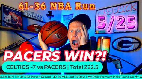 61 36 Nba Playoff Run Celtics Vs Pacers Game 3 Prediction Spread