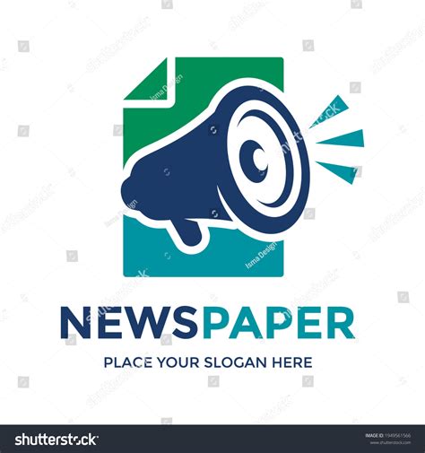 Newspaper Vector Logo Template This Design Stock Vector (Royalty Free ...