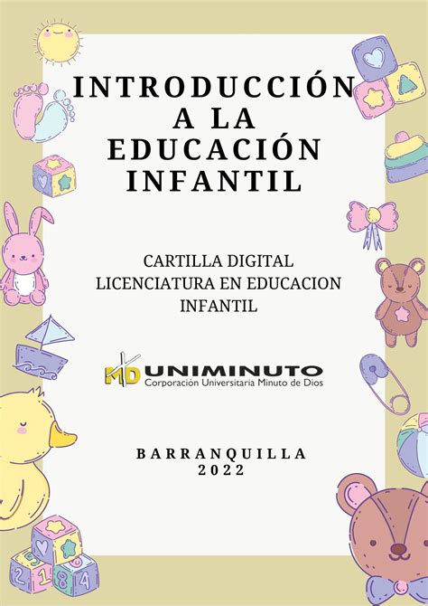 Calam O Cartilla Digital Introducci N A A Educaci N Infantil Uniminuto