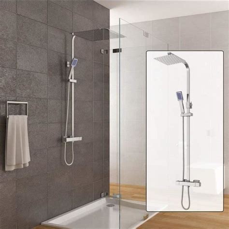 Colonne De Douche Thermostatique Syst Me De Douche Carr Mural En