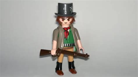 PLAYMOBIL WESTERN OESTE Vaquero Pistolero Bandido Con Accesorios Figura