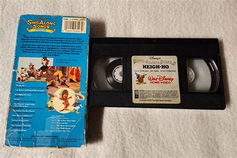 Disney Snow White Heigh Ho 1987 Vhs Video Tape Sing Along Songs Volume