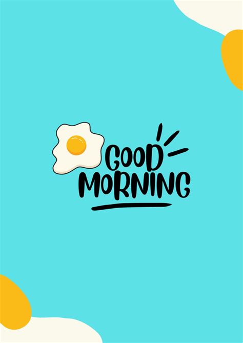 Page 15 Free And Customizable Good Morning Templates