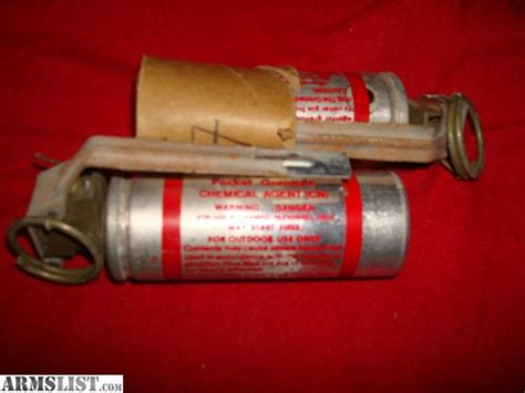 Armslist For Saletrade 2x New 109 Cn Tear Gas Grenades