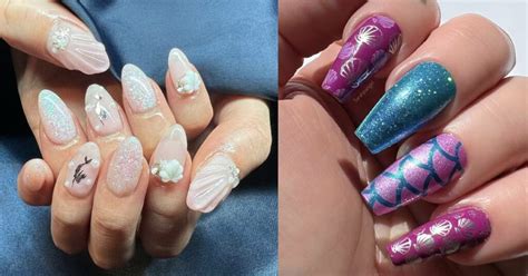 35 Ideas For Mermaid Nails And Ocean Designs Darcy