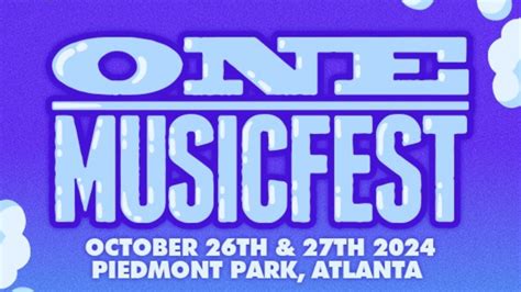 One Musicfest 2024 Lineup Oct 26 27 2024