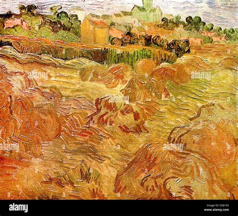 Vincent van Gogh, Wheat Fields with Auvers in the Background. 1890 ...