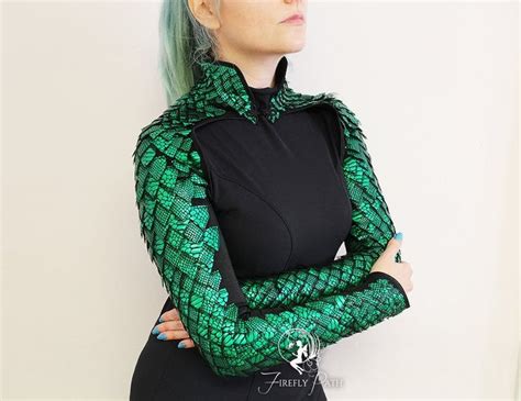 Sewing Pattern How To Make Dragon Scales Bolero Pattern Included Etsy