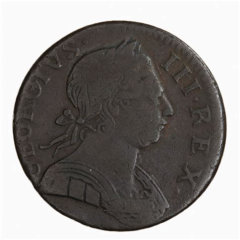 Coin Halfpenny George Iii Great Britain