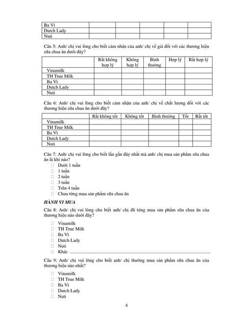 Solution Mau Phieu Khao Sat Studypool