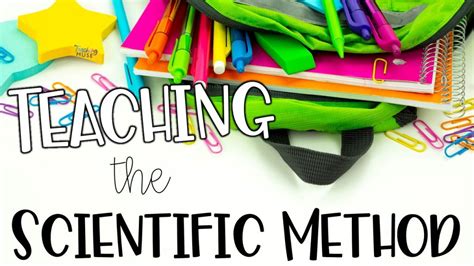 Teaching The Scientific Method Teaching Muse