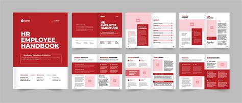 Hr Employee Handbook Design 28225482 Vector Art at Vecteezy