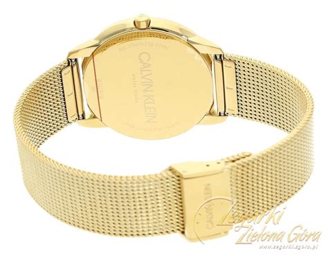 Calvin Klein K M Minimal Big Mesh Yellow Gold Pvd