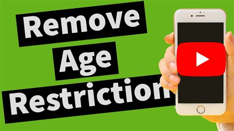 How To Turn Off Video Age Restrictions On Youtube 2024 Youtube