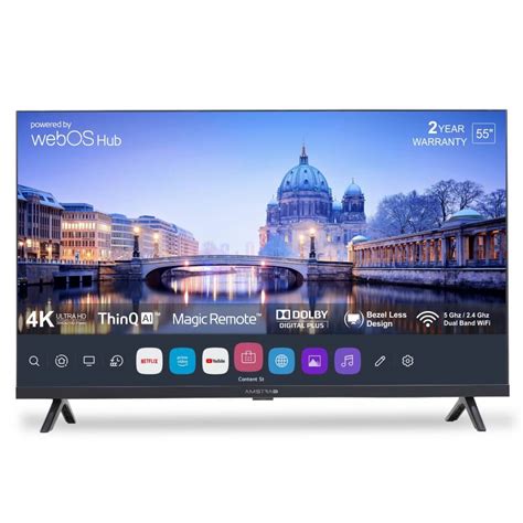 Amstrad 55 Inch Ultra HD WebOS Smart LED TV AM55UWGTA Amstrad India