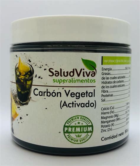 Carbon Vegetal Activado Polvo Gr Okira