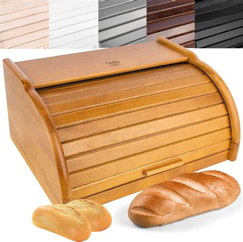 Galicja Brotkasten Holz Bretto Brotkorb Modern Brot Aufbewahren