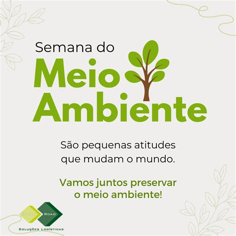 Semana Do Meio Ambiente Post Instagram Green Roadgreen Road