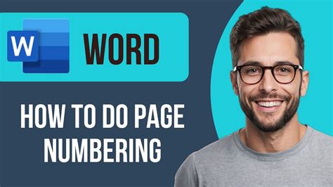 How To Do Page Numbering In Microsoft Word Youtube