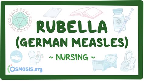 Rubella German Measles Nursing Video And Causes Osmosis