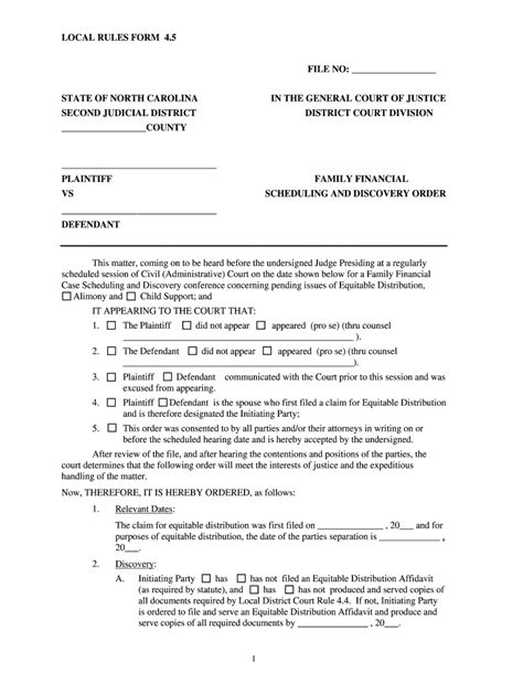 Fillable Online Nccourts Rule 4 The North Carolina Court System Fax