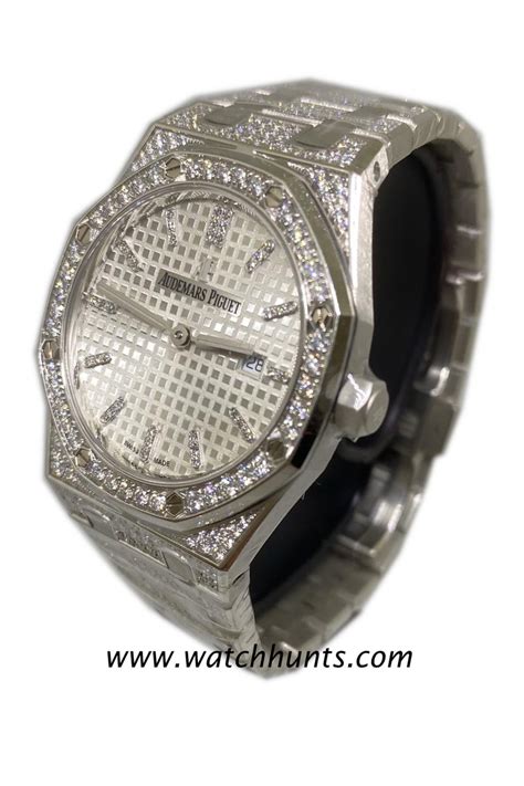 AUDEMARS PIGUET ROYAL OAK FULL DIAMOND - Watch Hunts Pte Ltd