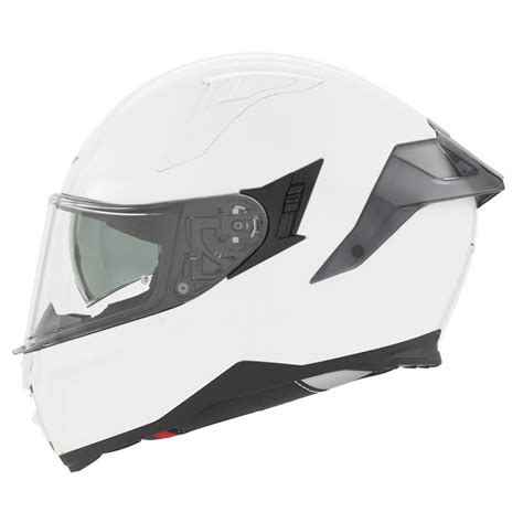 Nox N S Blanc Perle Casque Moto Int Gral Double Visiere