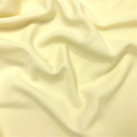 Ivory Scuba Double Knit Fabric 100 Polyester 58 60 Etsy