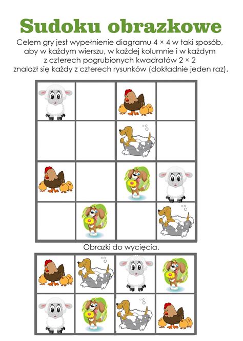 Świetlica Szkolna Sudoku obrazkowe kodowanie kosmiczne zajęcia