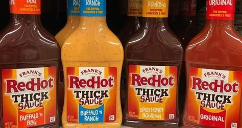 Frank's RedHot Thick Sauce Range Comes In Four Flavors