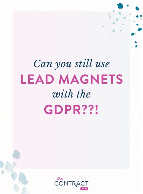 Can You Still Use Lead Magnets with the GDPR??! | Writing blog posts