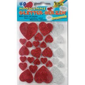 Folia Moosgummi Glitter Sticker 40 Sterne Sortiert Selbstklebend 4 27