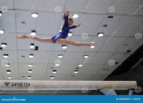 Artistic Gymnastics Balance Beam Editorial Photo Image Of Award