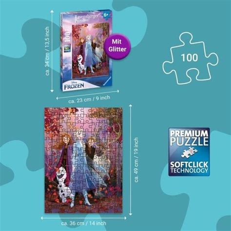 Ravensburger Puzzle Enfant Puzzle 100 P Xxl Elsa Et Ses Amis